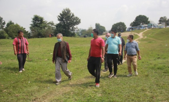 द्रुत मार्ग विवादको चुरो खोज्दै योजना आयोगका उपाध्यक्ष स्थलगत निरीक्षणमा